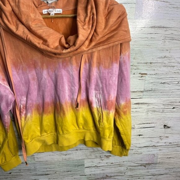 Young Fabulous & Broke Piper Tie Dye Ombré Sweatshirt Hoodie small - Picture 3 of 7